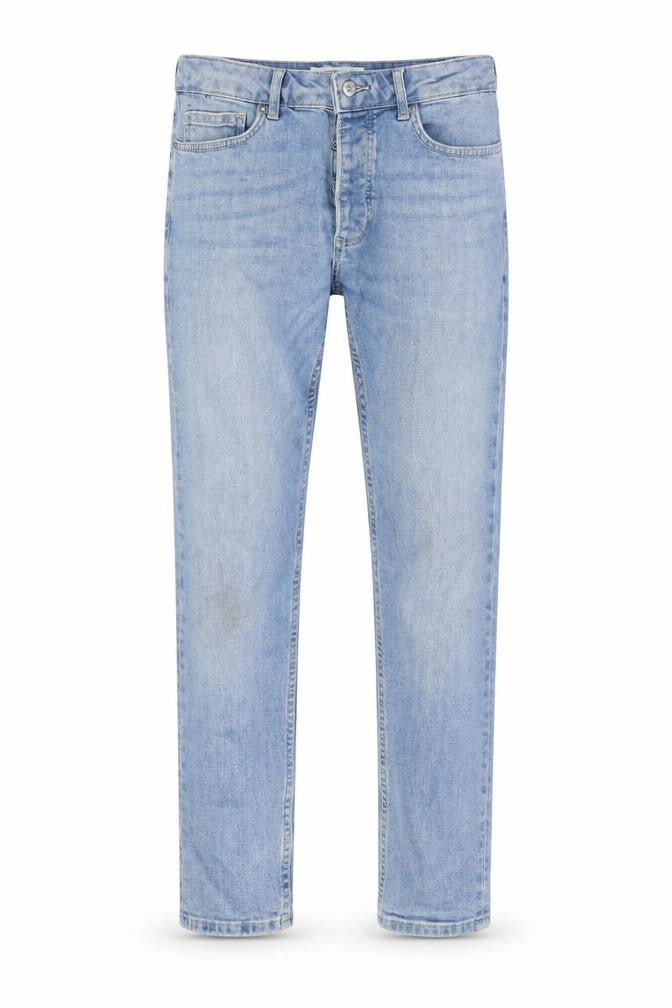 Topman Mens Blue Cotton Skinny Jeans Size 32 in L30 in Regular Button
