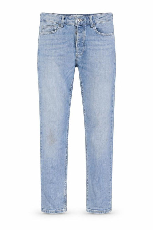 Topman Mens Blue Cotton Skinny Jeans Size 32 in L30 in Regular Button