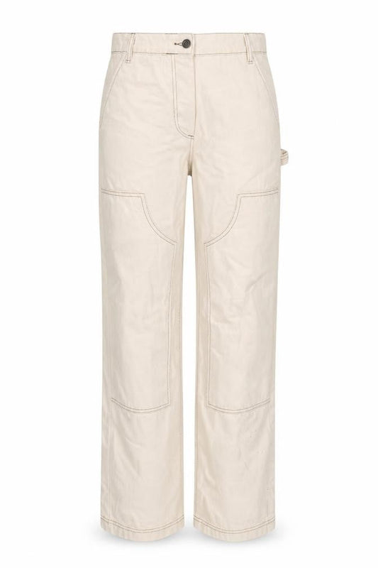 Stradivarius Womens Beige Cotton Straight Jeans Size 8 L31 in Regular Button