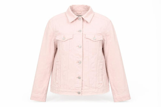 Topshop Womens Pink Jacket Size 10 Buckle