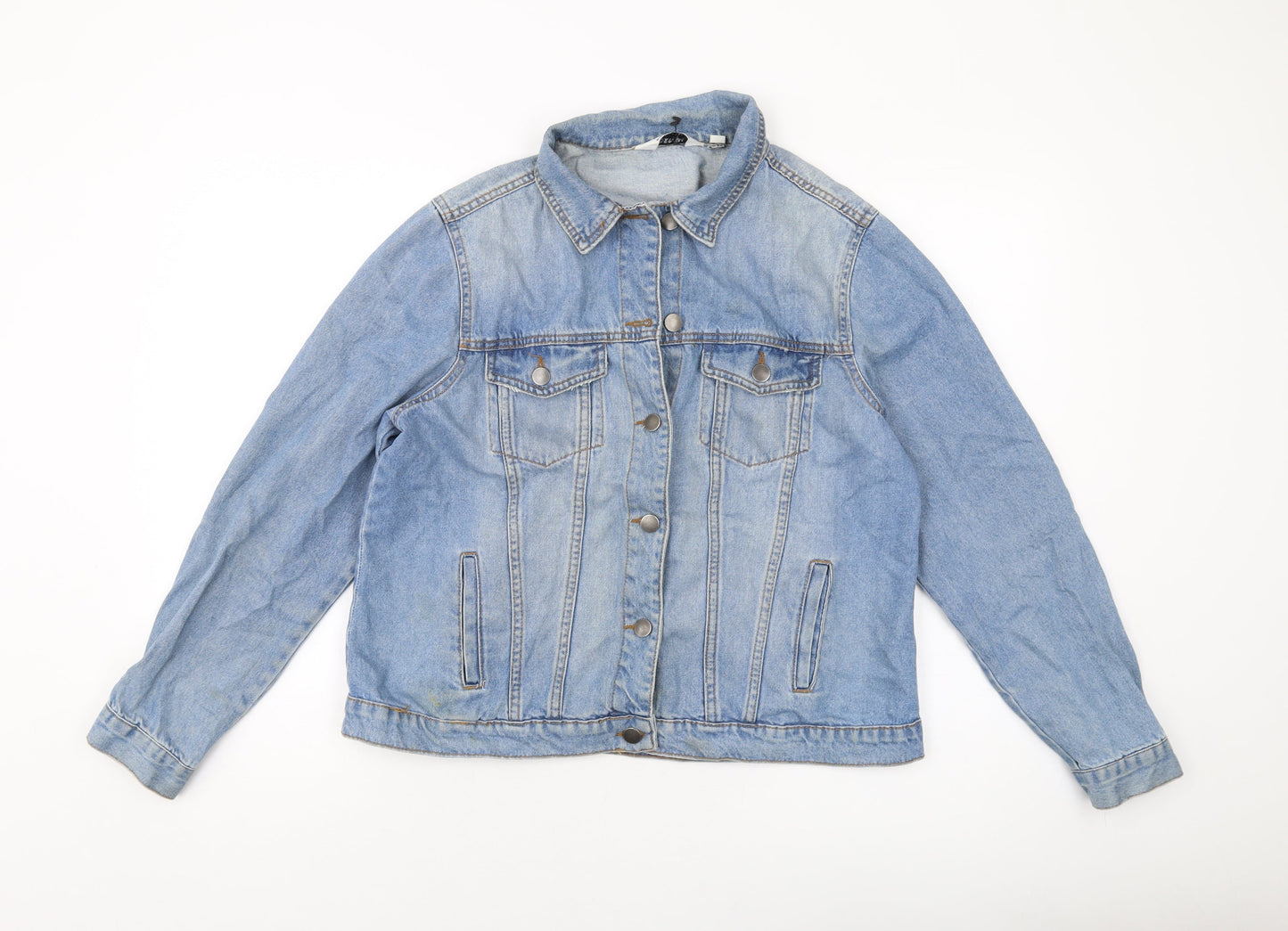 Dorothy Perkins Womens Blue Jacket Size 14 Button