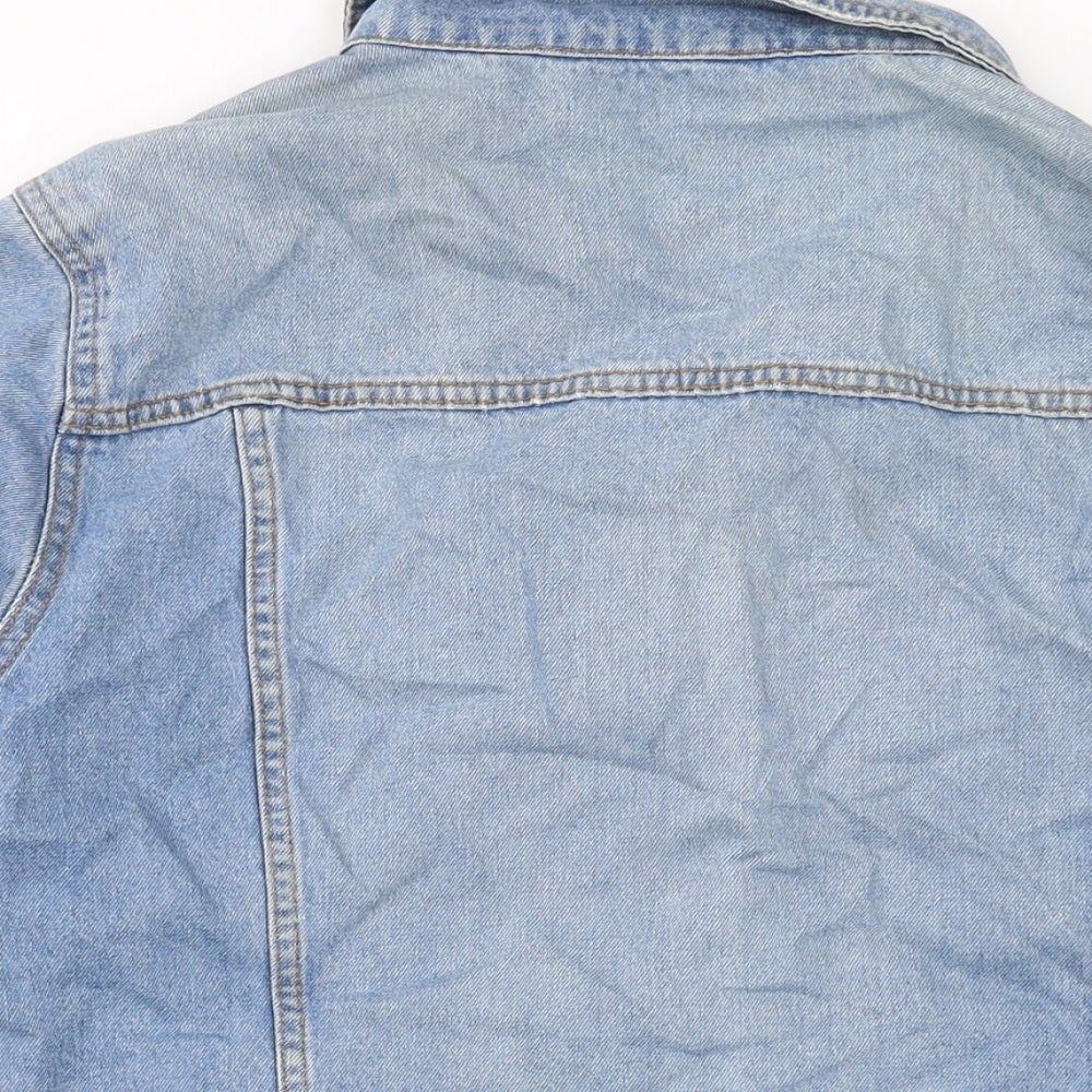 Dorothy Perkins Womens Blue Jacket Size 14 Button