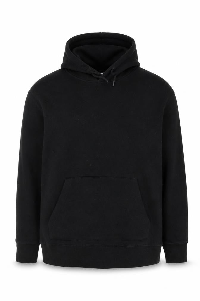 tO-MAN Mens Black Cotton Pullover Hoodie Size M