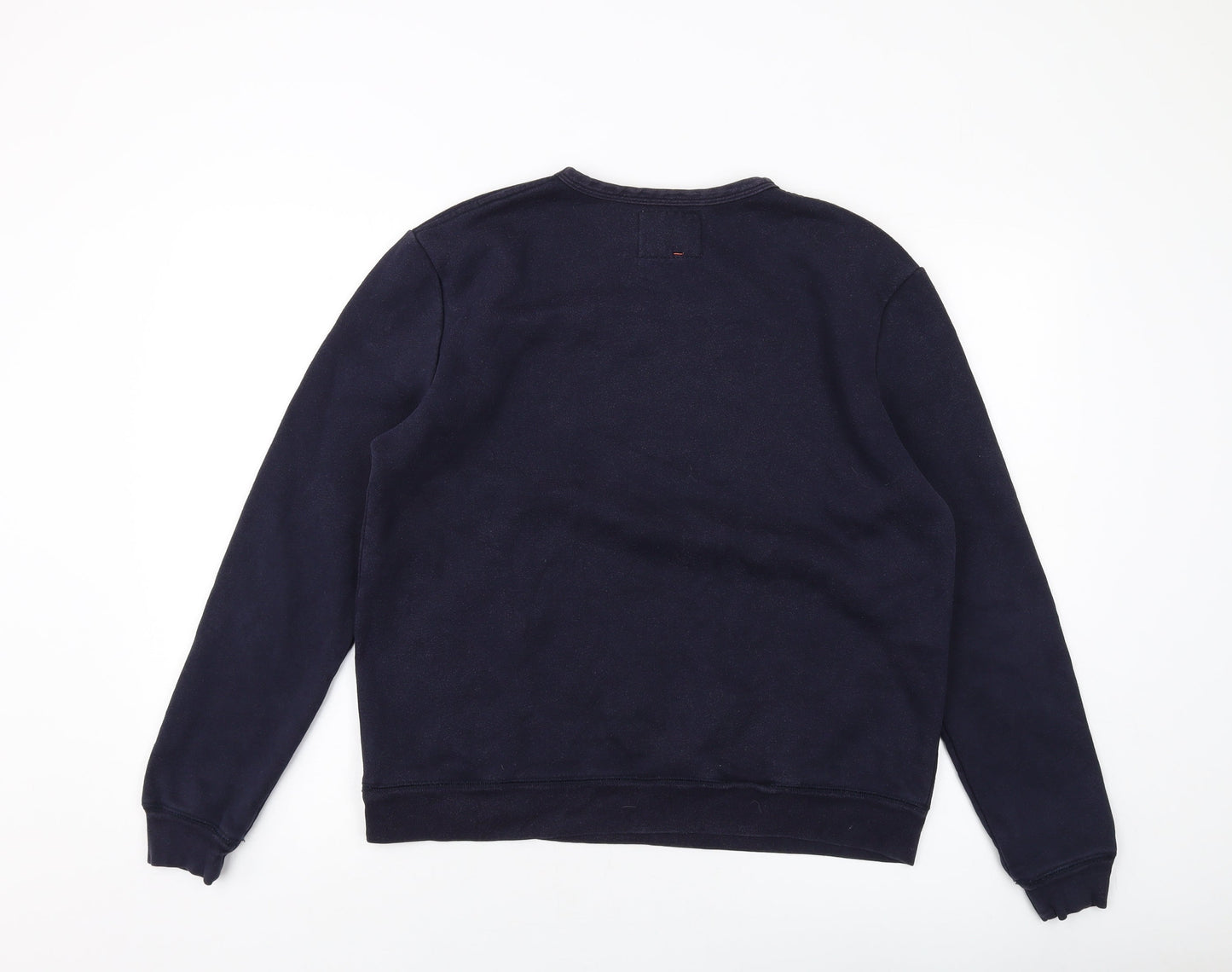 Hymn Womens Blue Cotton Pullover Sweatshirt Size M Pullover