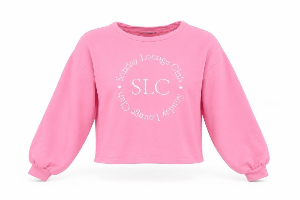 New Look Womens Pink Polyester Pullover Sweatshirt Size 12 Pullover