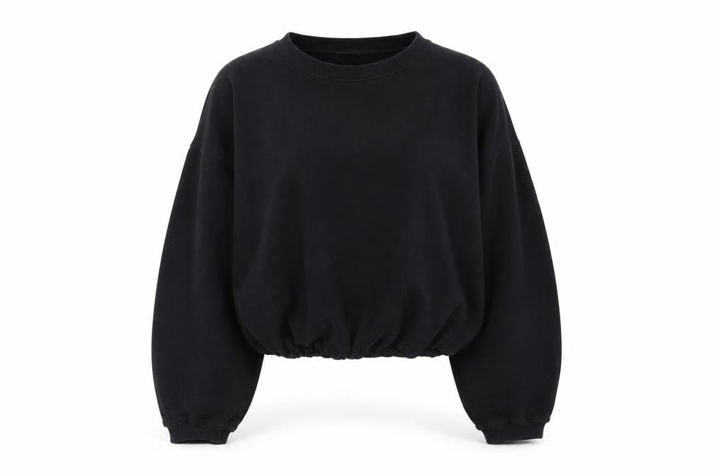 Zara Womens Beige Cotton Pullover Sweatshirt Size S Pullover