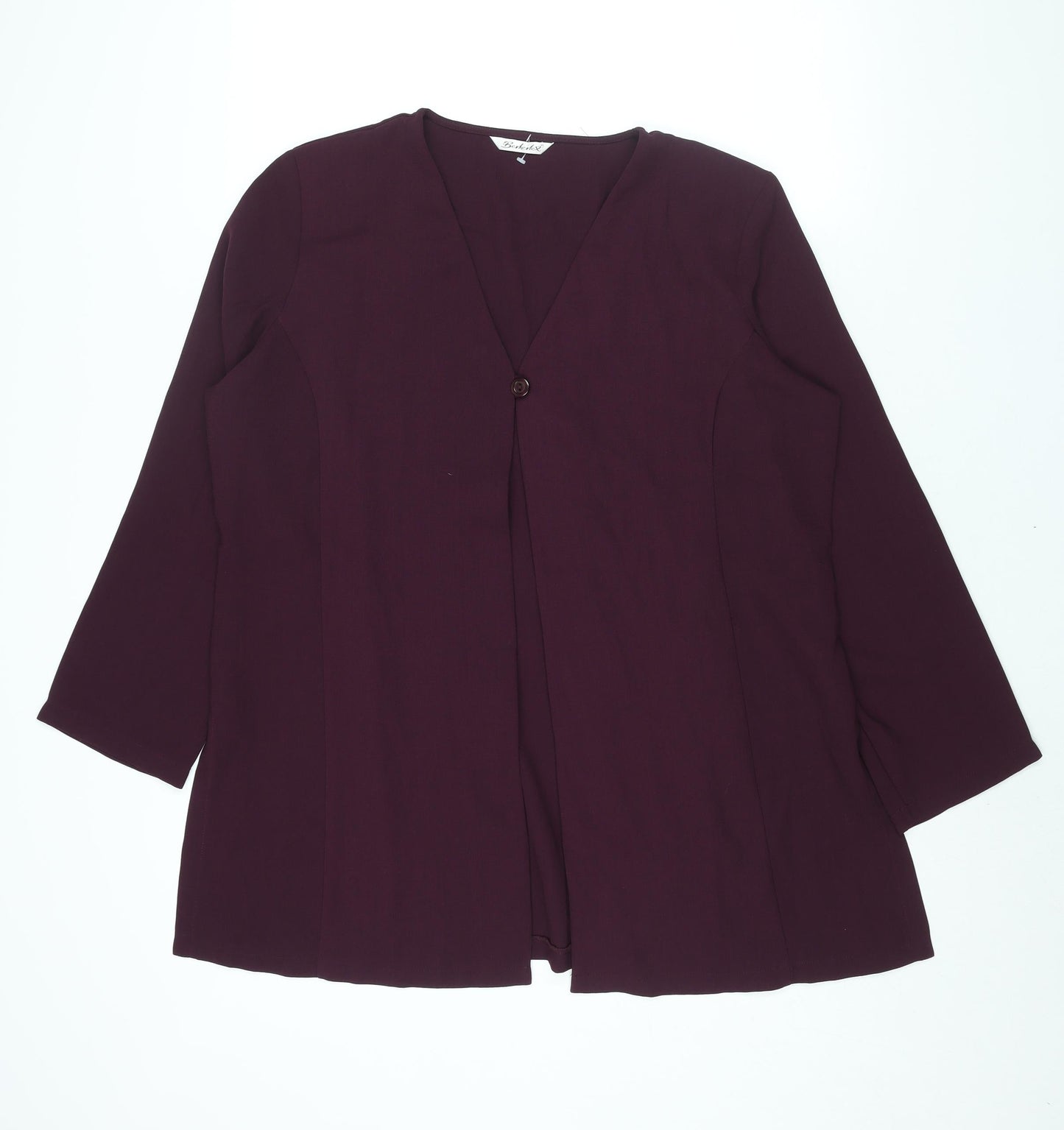 Berkertex Womens Purple Jacket Size 20 Button