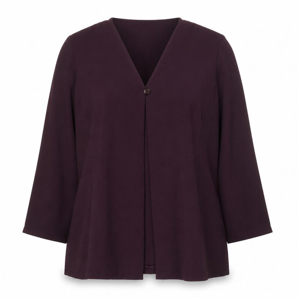 Berkertex Womens Purple Jacket Size 20 Button
