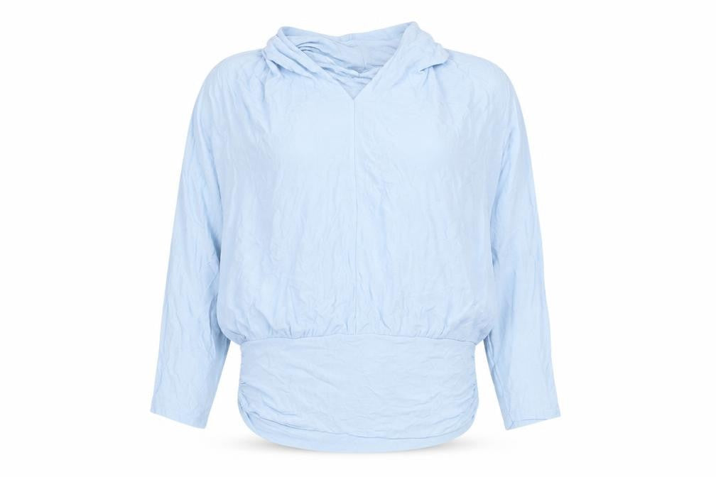 Phase Eight` Womens Blue Viscose Basic Blouse Size L V-Neck