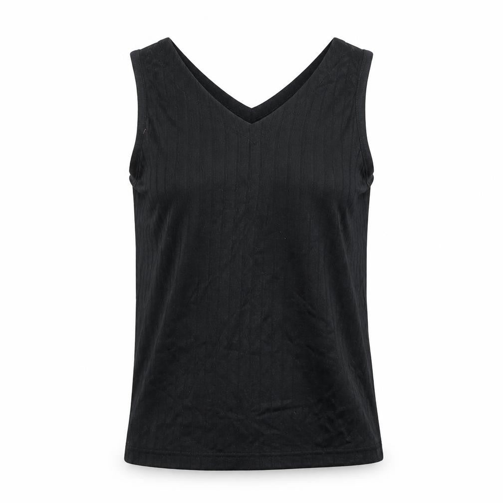 Paramour Womens Black Polyester Camisole Blouse Size S V-Neck - Size S-M