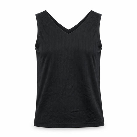Paramour Womens Black Polyester Camisole Blouse Size S V-Neck - Size S-M
