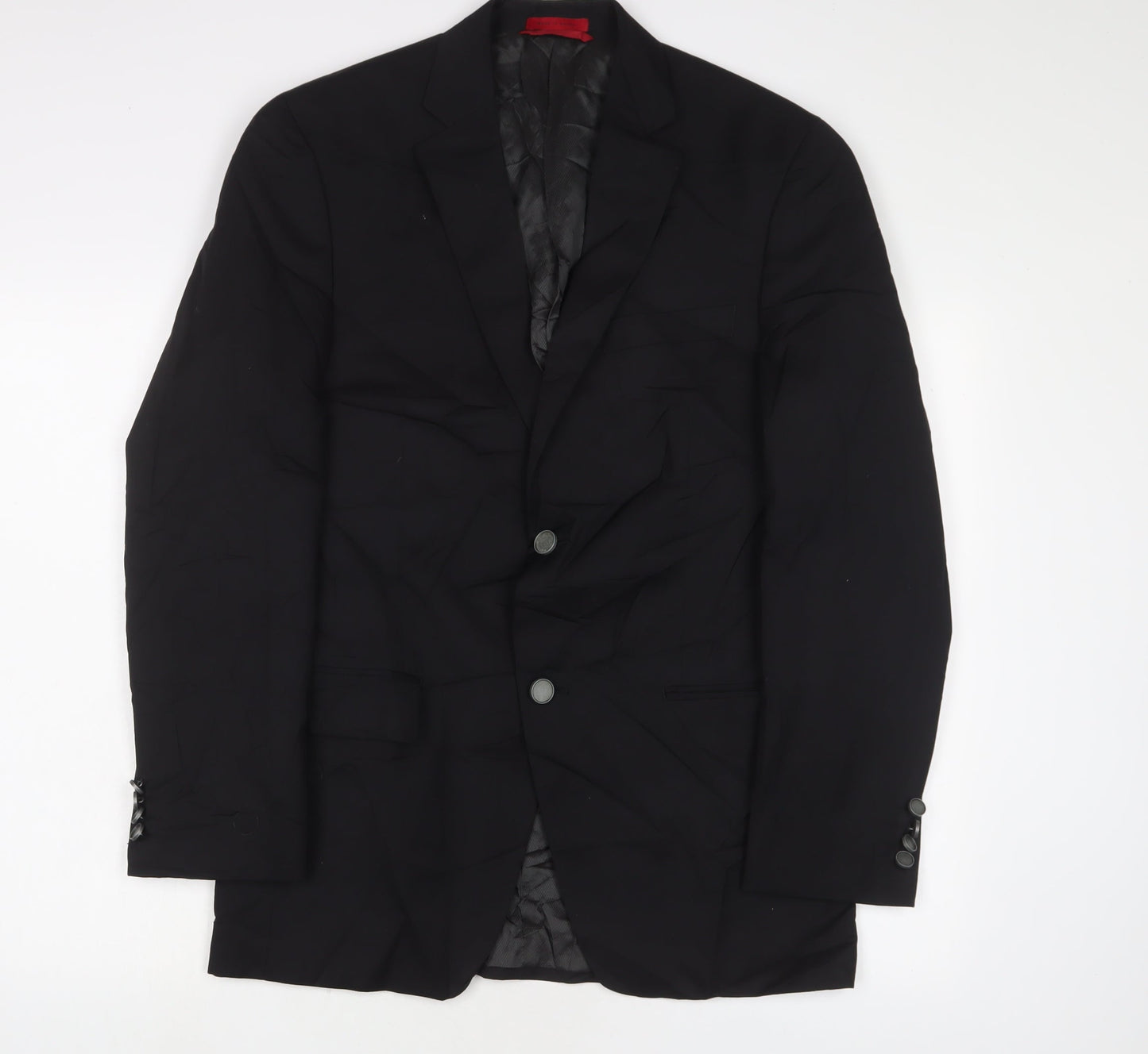 Alfani Mens Black Wool Jacket Suit Jacket Size 38 Regular