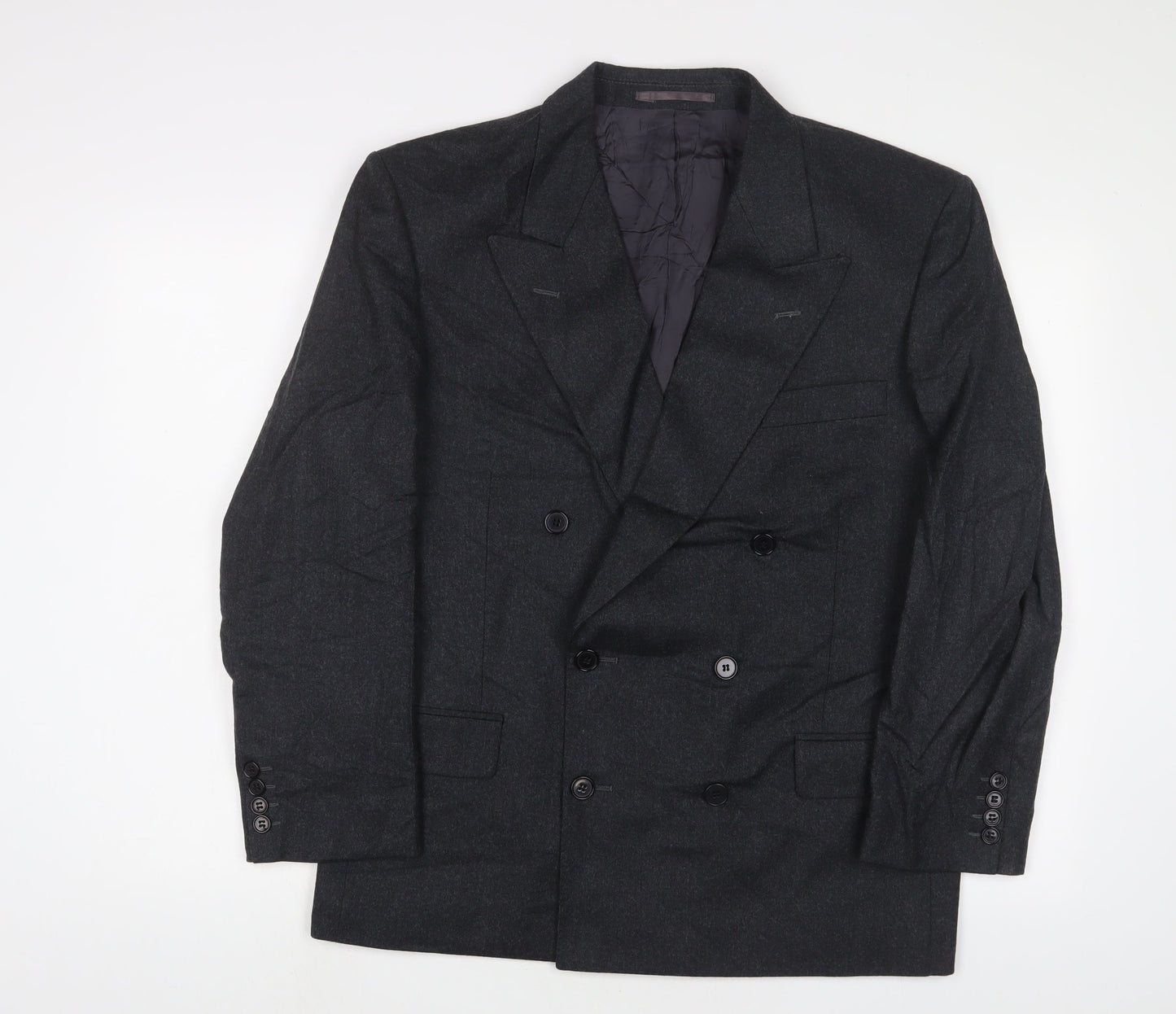 Horne Brothers Mens Grey Wool Jacket Suit Jacket Size 40 Regular