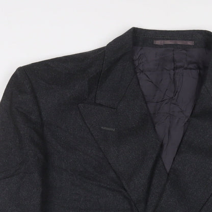 Horne Brothers Mens Grey Wool Jacket Suit Jacket Size 40 Regular