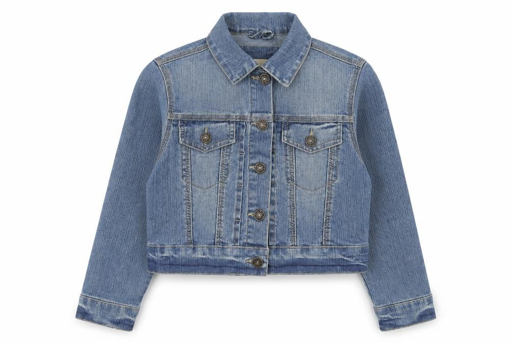 Jennyfer Girls Blue Jacket Size 5 Years Button