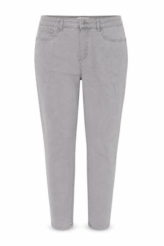 Denim & Co. Womens Grey Cotton Skinny Jeans Size 14 L28 in Regular Zip