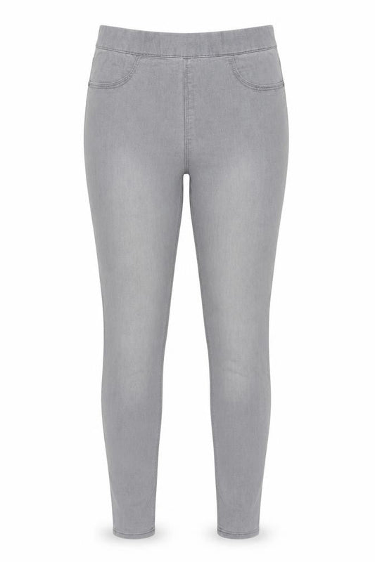 Matalan Womens Grey Cotton Jegging Jeans Size 12 L31 in Regular