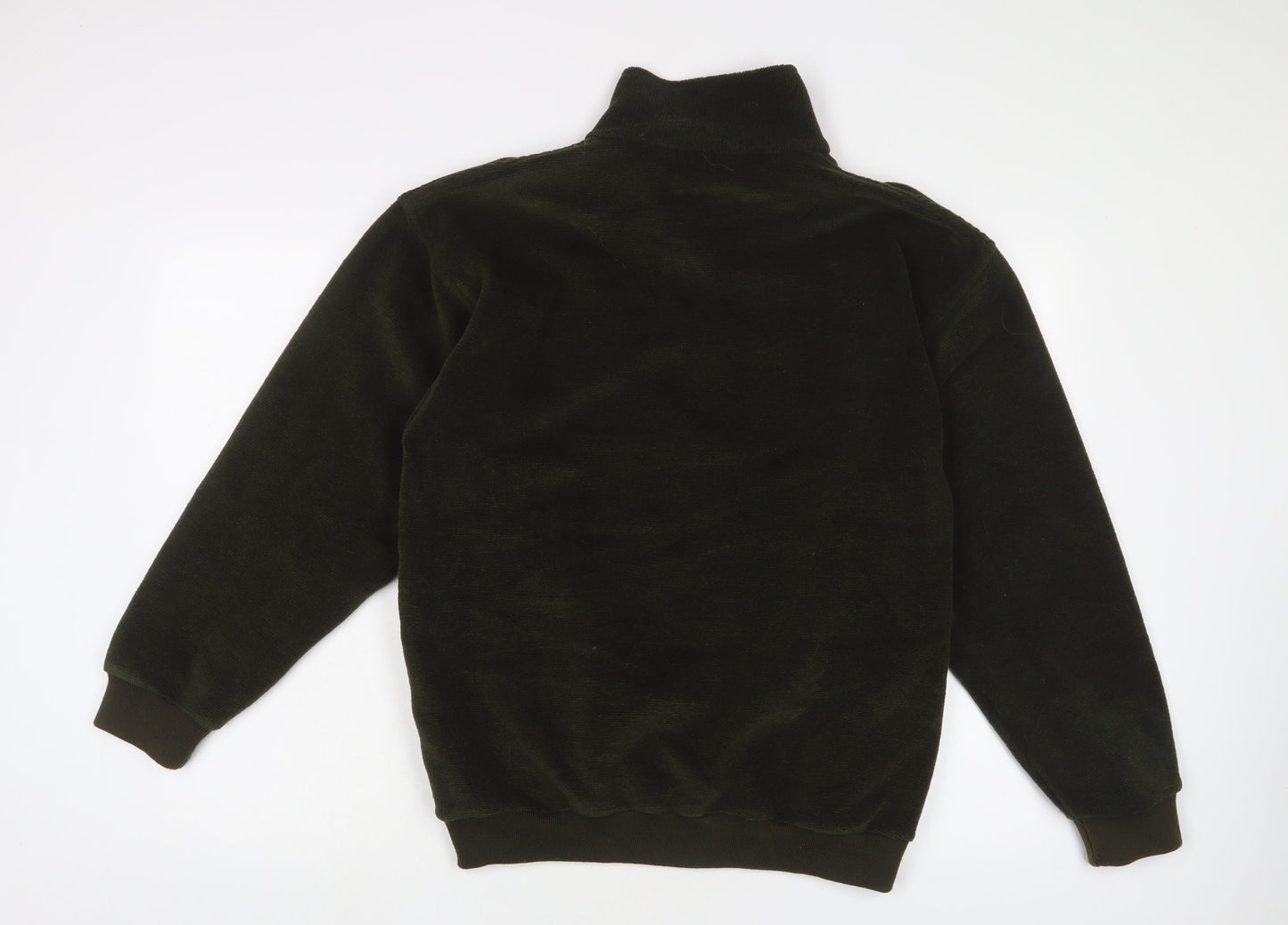 Level Wear Mens Green Polyester Pullover Sweatshirt Size S - Embroidered