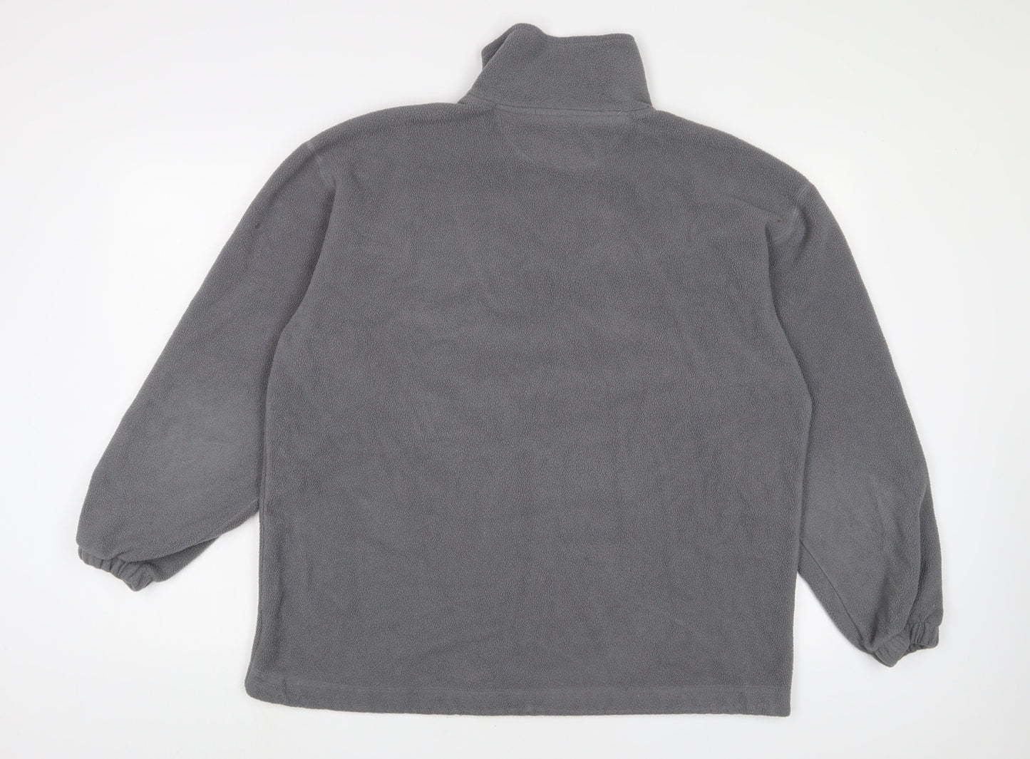 Soks Mens Grey Polyester Pullover Sweatshirt Size L
