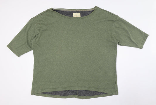 NEXT Womens Green Polyester Pullover Sweatshirt Size L
