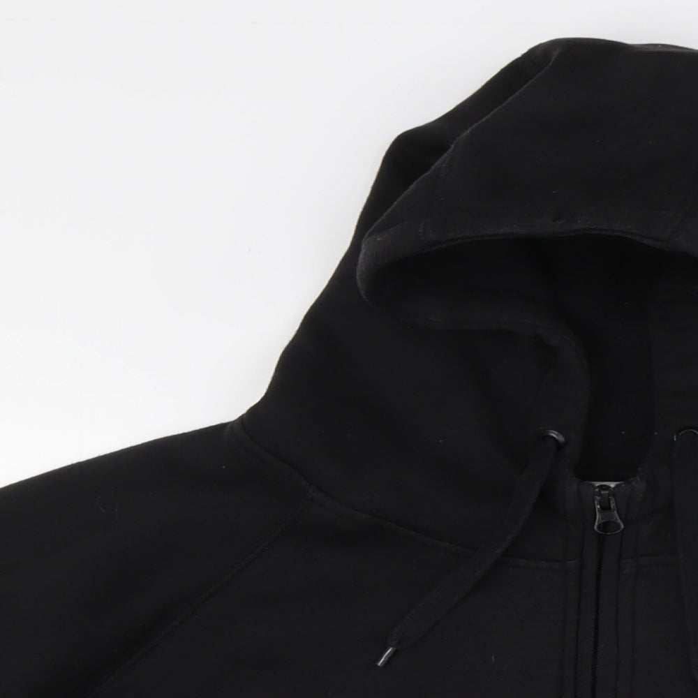 Patrick Womens Black Cotton Full Zip Hoodie Size M Zip