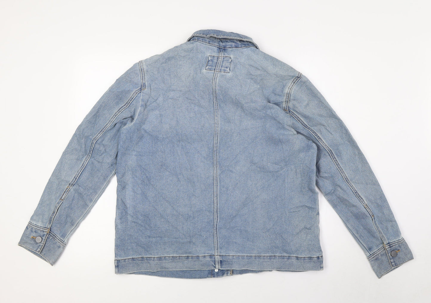 Marks and Spencer Womens Blue Jacket Size 12 Button