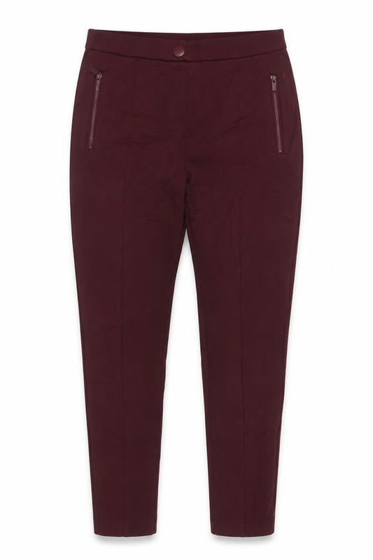 Marks & Spencer Womens Red Polyester Jegging Jeans Size 12 L25 in Regular