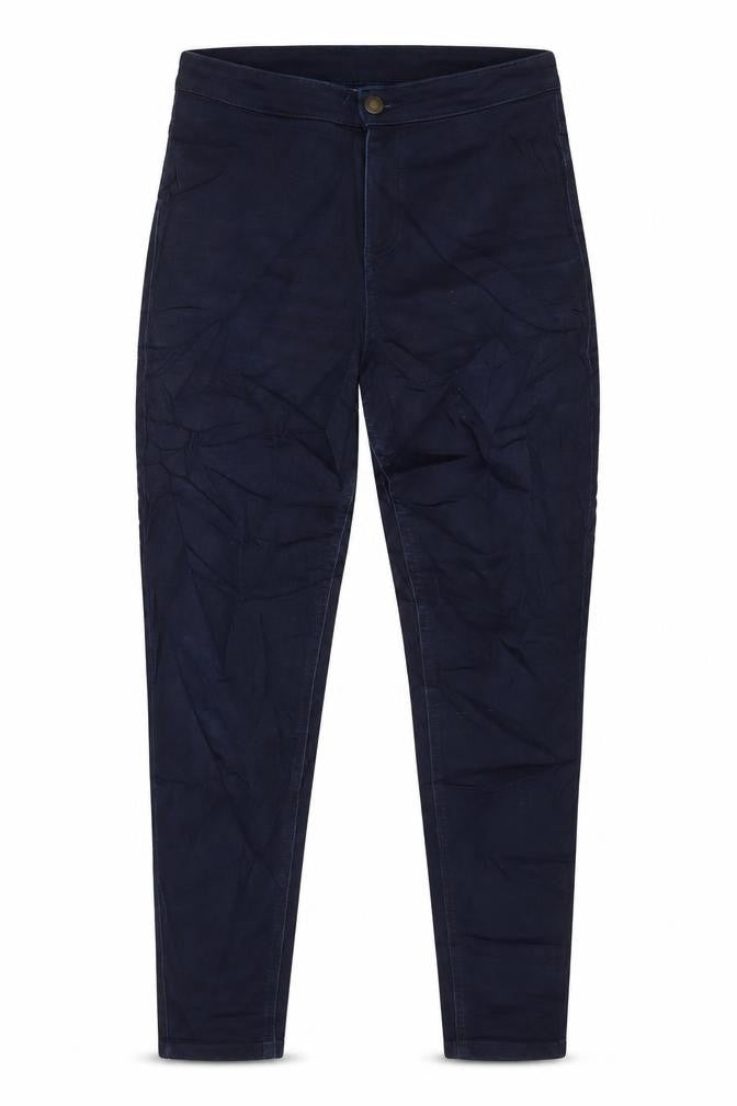 Marks & Spencer Womens Blue Cotton Skinny Jeans Size 12 L29 in Regular