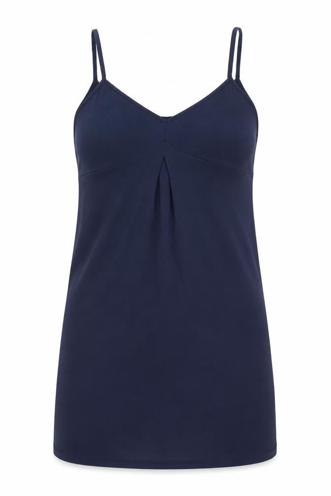 Cucumber Womens Blue Polyester Basic T-Shirt Size 10 V-Neck