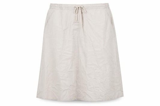 Bonmarché Womens Beige Polyester Swing Skirt Size 24 Drawstring