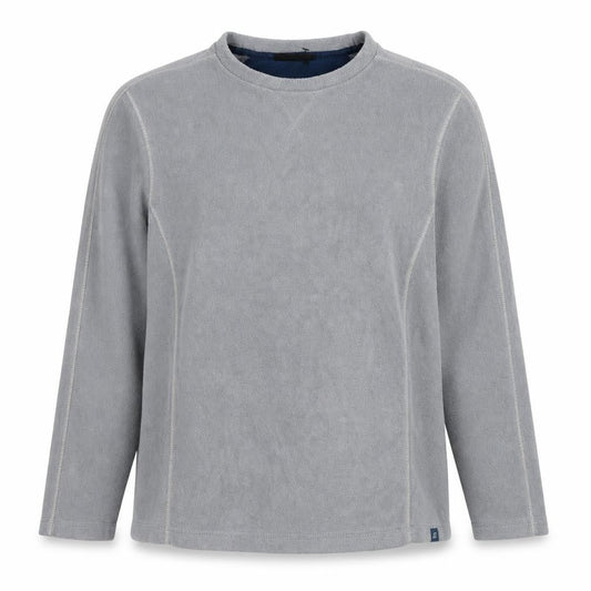 Active Womens Grey Polyester Pullover Sweatshirt Size S Pullover