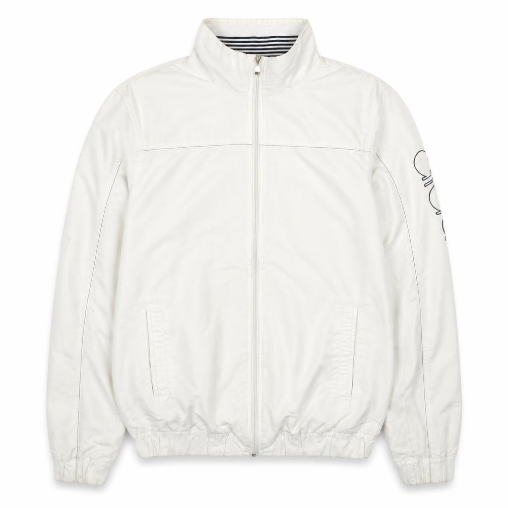 Diadora Womens White Bomber Jacket Jacket Size L Zip