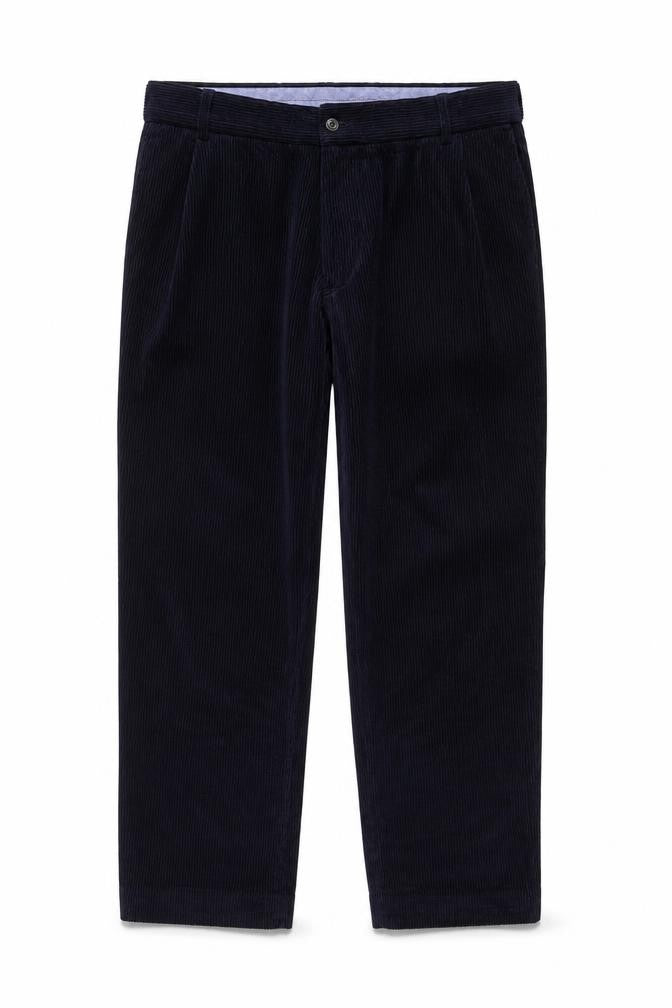 Skopes Mens Blue Cotton Trousers Size 36 in L29 in Regular Zip