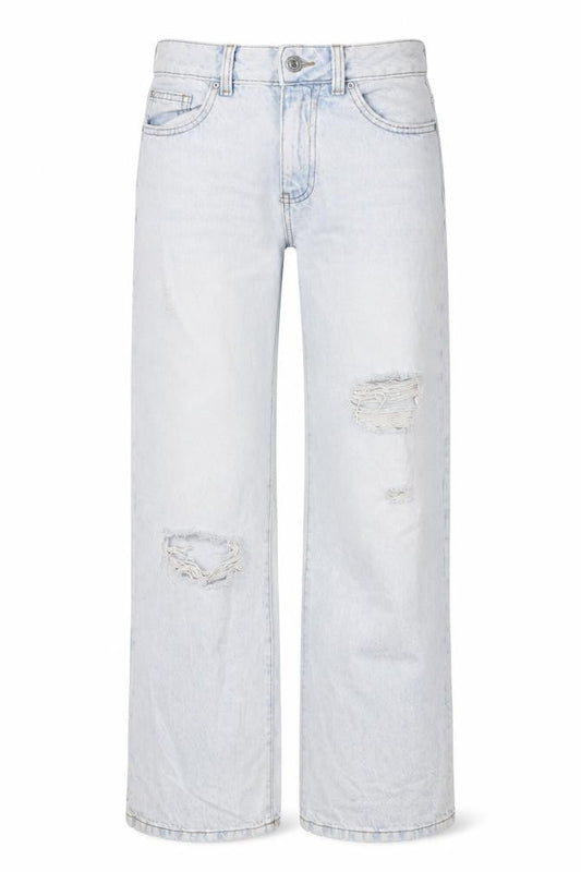 Denim & Co. Womens Blue Cotton Bootcut Jeans Size 8 L32 in Regular Zip