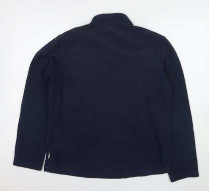 Quechua Mens Blue Polyester Pullover Sweatshirt Size L