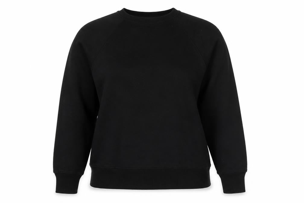 H&M Womens Black Cotton Pullover Sweatshirt Size M Pullover