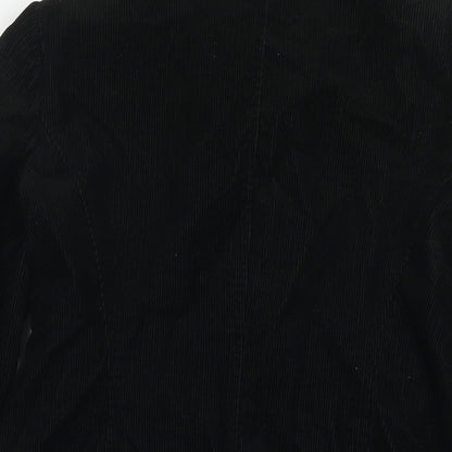 Per Una Womens Black Jacket Blazer Size 10 Buckle