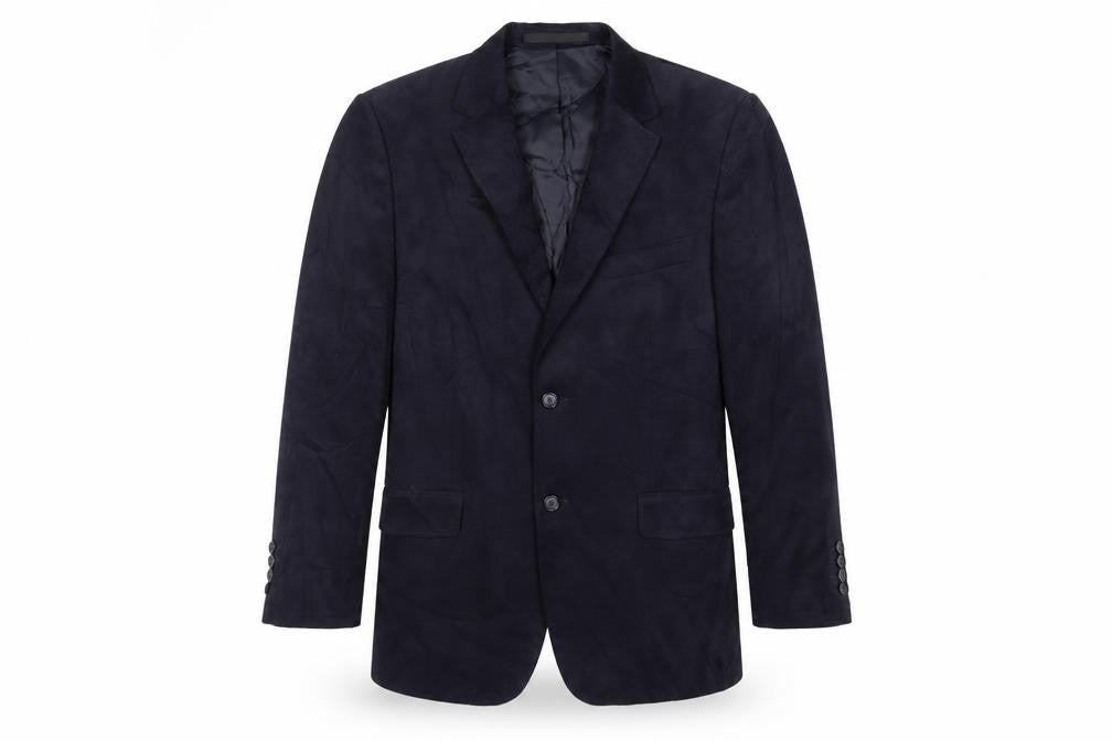 Marks & Spencer Mens Blue Polyester Jacket Blazer Size 40 Regular