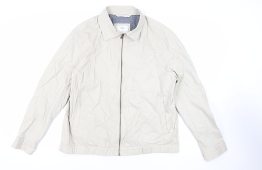 Marks and Spencer Mens Beige Jacket Size XL Zip