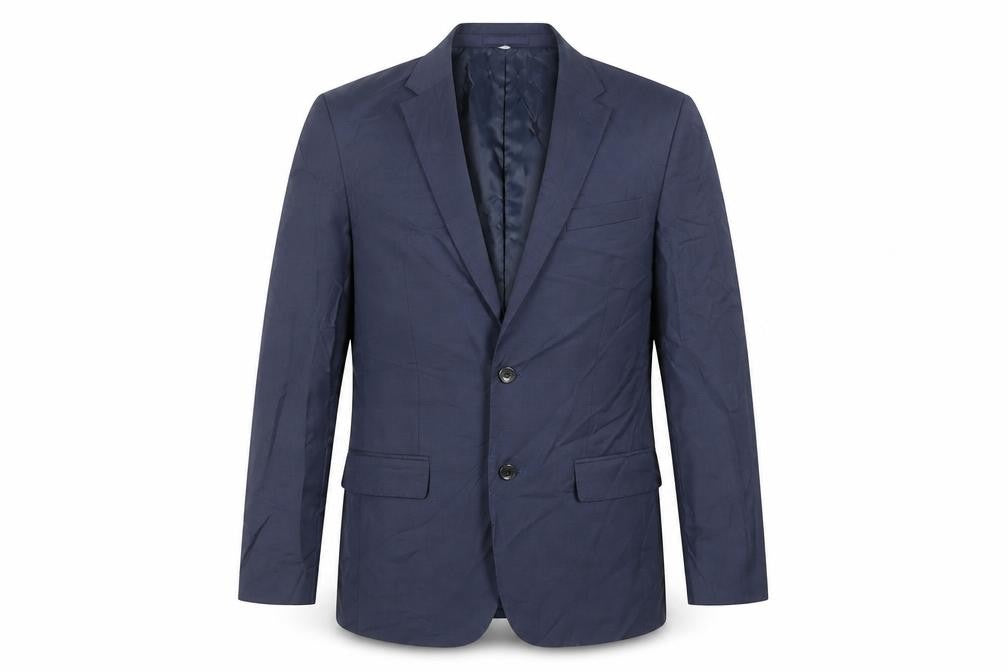 Marks & Spencer Mens Blue Wool Jacket Suit Jacket Size 38 Regular