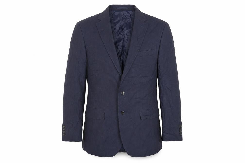 Marks & Spencer Mens Blue Polyester Jacket Suit Jacket Size 40 Regular
