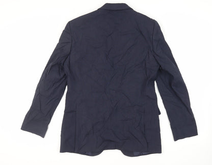 Marks & Spencer Mens Blue Polyester Jacket Suit Jacket Size 40 Regular