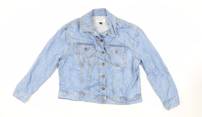Marks & Spencer Womens Blue Jacket Size 12 Button