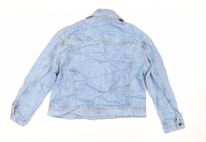 Marks & Spencer Womens Blue Jacket Size 12 Button