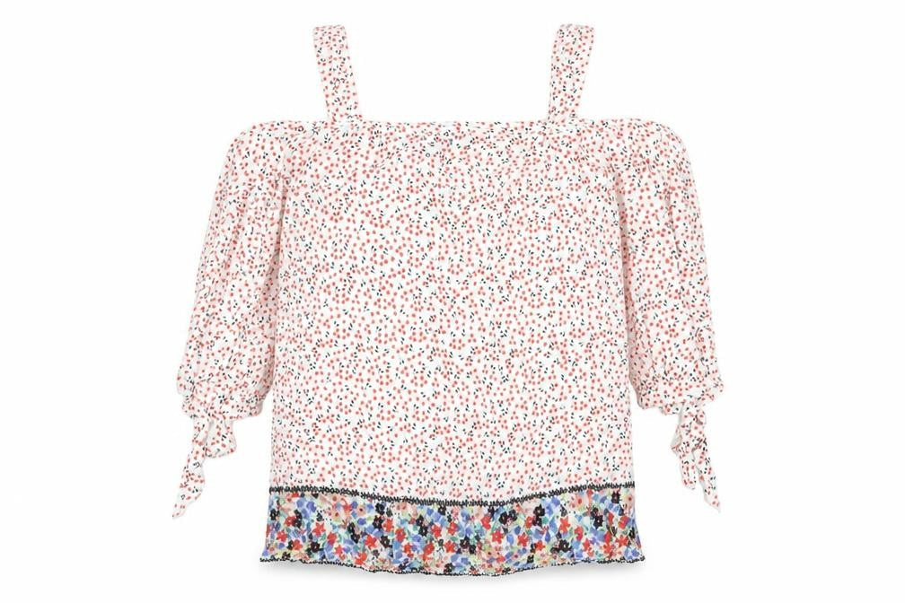 Dorothy Perkins Womens Multicoloured Floral Viscose Basic T-Shirt Size 10 Square Neck