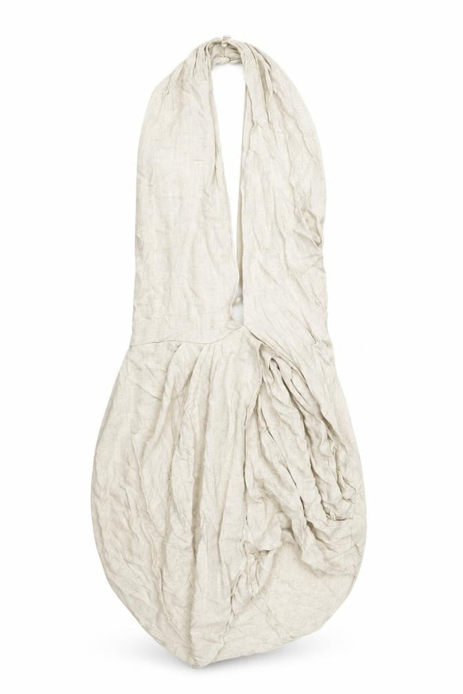 ASOS Womens Beige Viscose Mini Size 10 Halter Zip