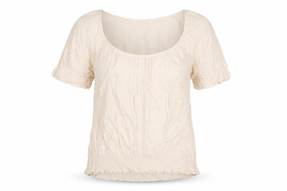 Oasis Womens Pink Viscose Basic Blouse Size 6 Scoop Neck