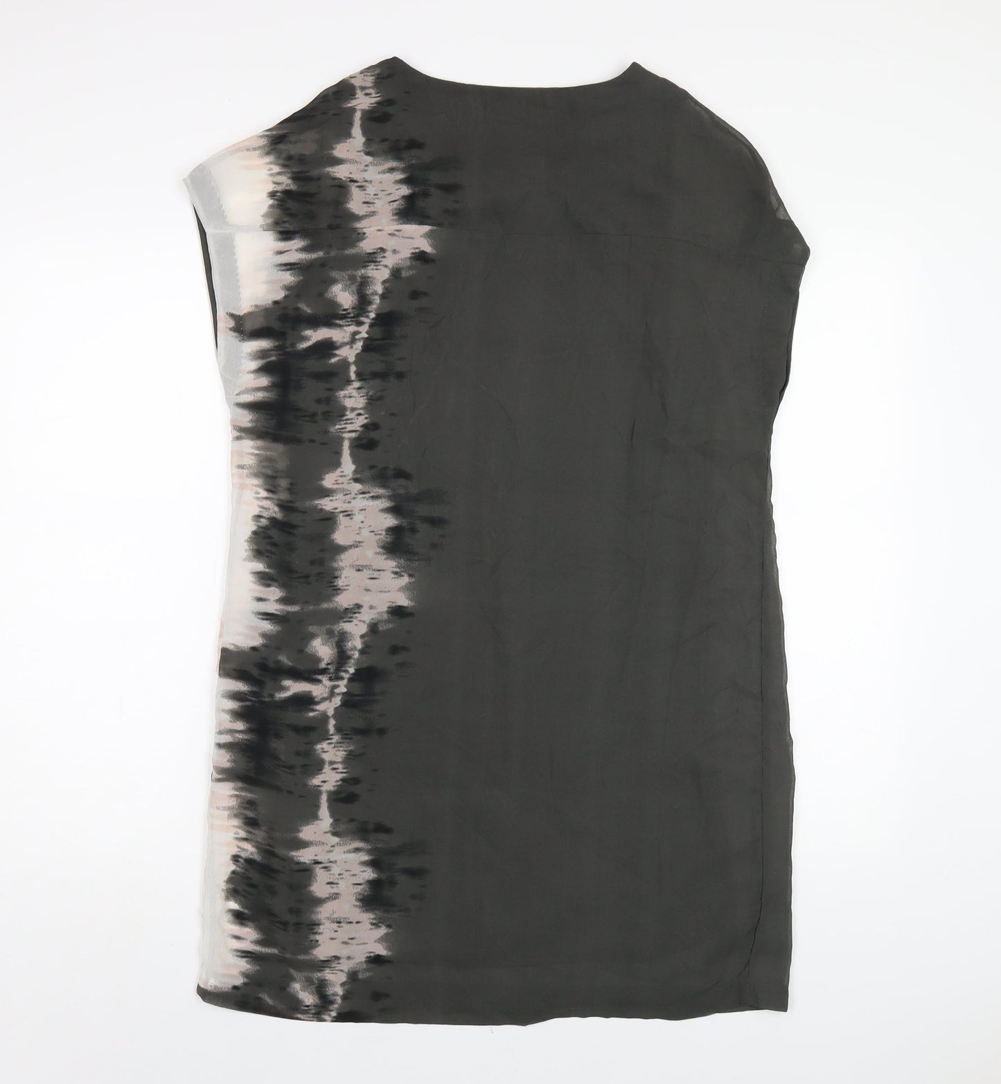 VERO MODA Womens Green Tie Dye Polyester A-Line Size XS Round Neck Pullover