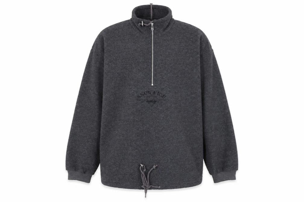 Vittorio Rossi Mens Grey Polyester Pullover Sweatshirt Size M