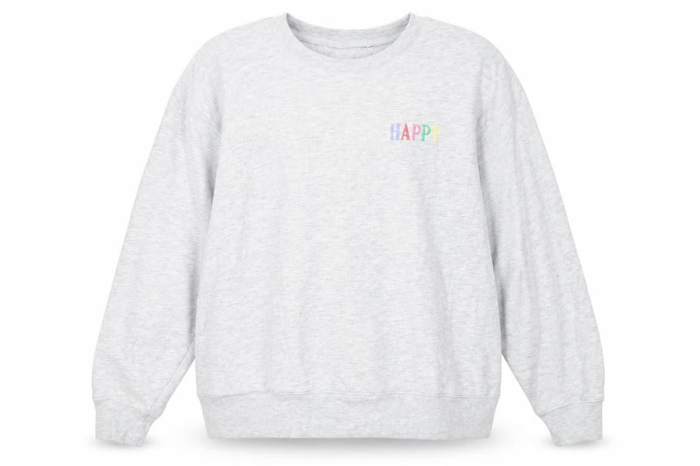 Marks & Spencer Womens Grey Cotton Pullover Sweatshirt Size 22 Pullover